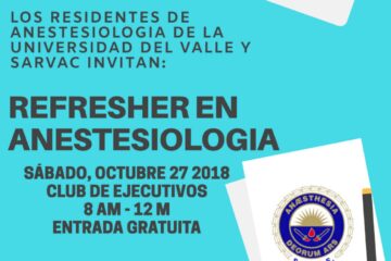 Refresher en Anestesiología Octubre 2018